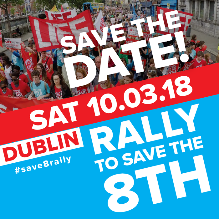 Save the 8th Rally - Sat March 10th - Parnell Sq Dublin