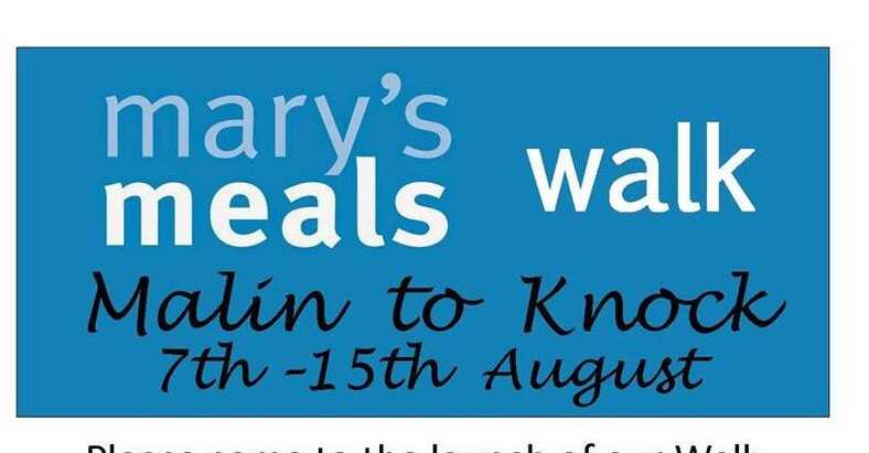 Step by Step to Feed the Next Child - Mary's Meals Walk to Knock - 7-15 Aug 2018