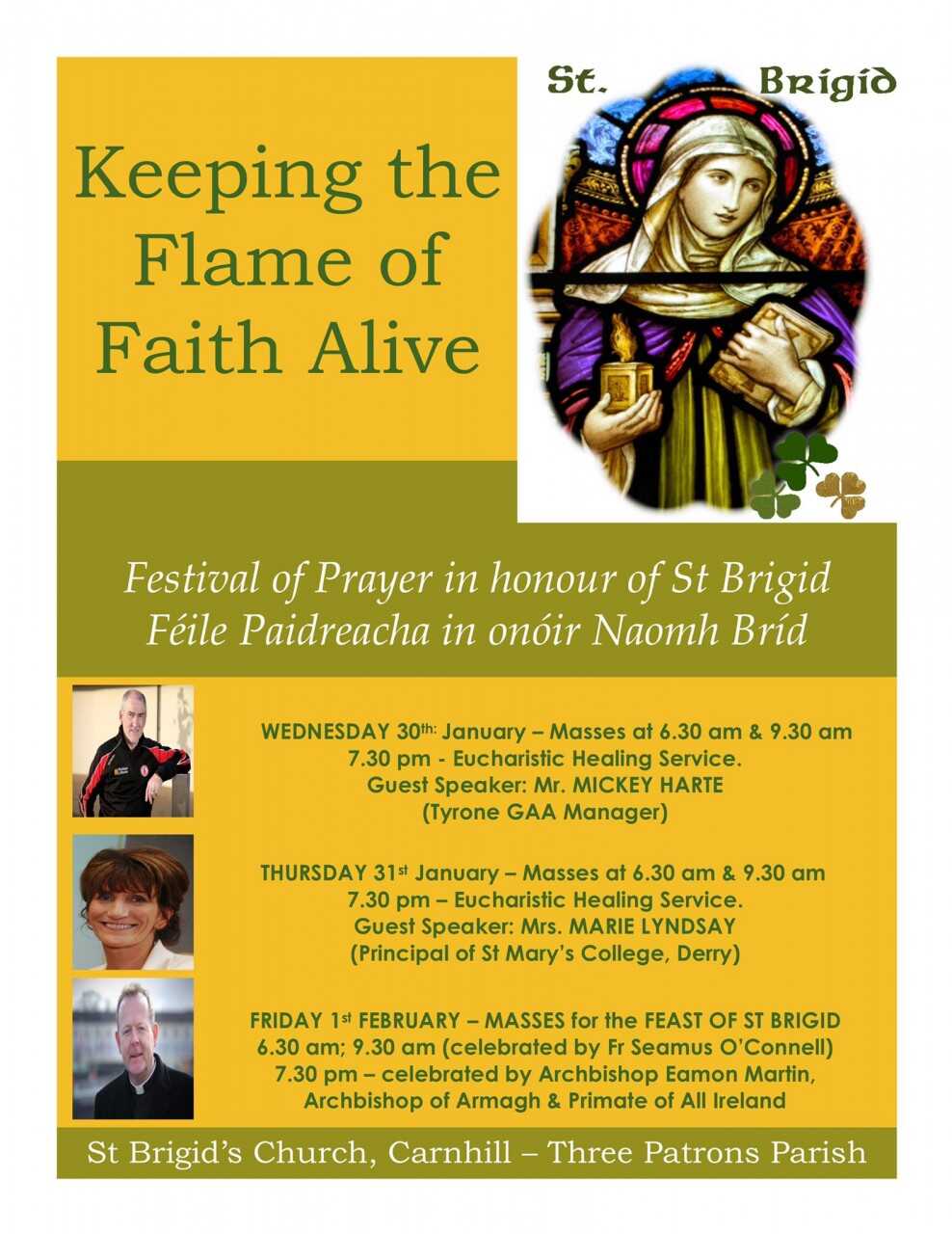 Festival of Prayer - St Brigid's Church, Carnhill, Derry - 30th Jan-1st Feb 2019