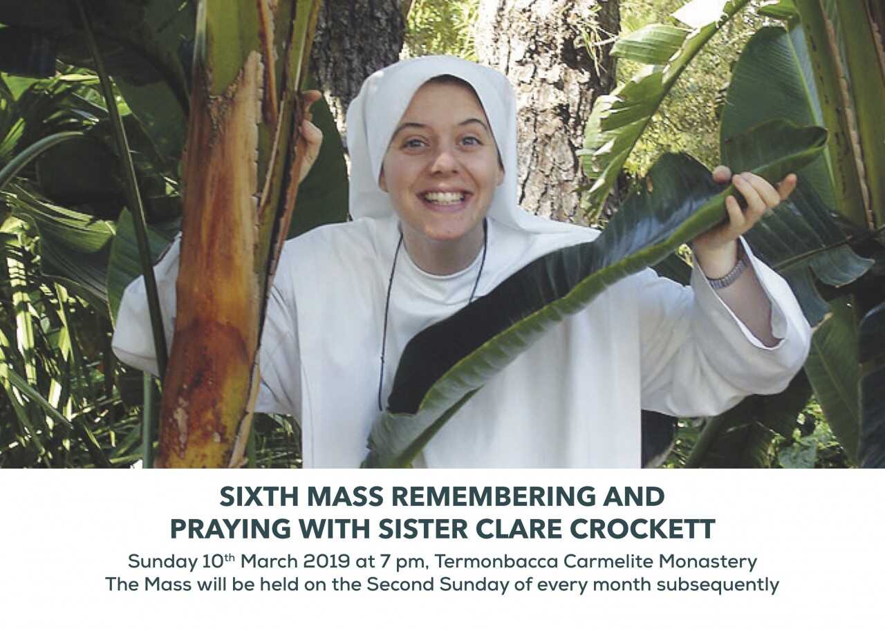 Next Sr Clare Crockett Mass - Termonbacca - 10th March 2019- 7pm