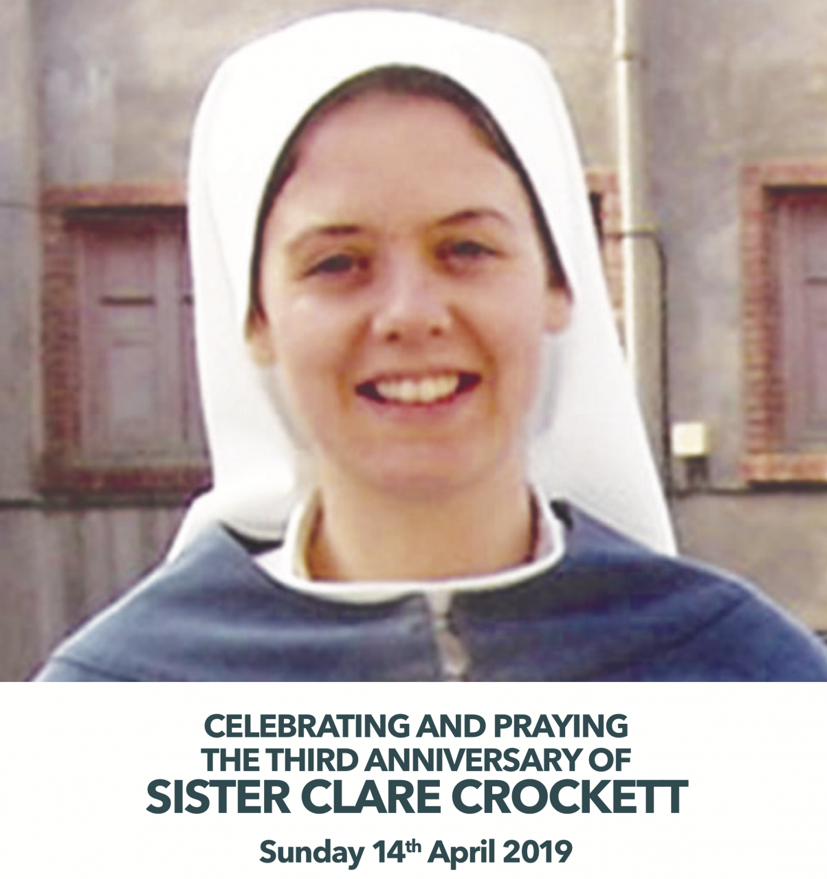 3rd Anniversary of Sr Clare Crockett - Mass and Film - Termonbacca -  Sunday 14th April 2019