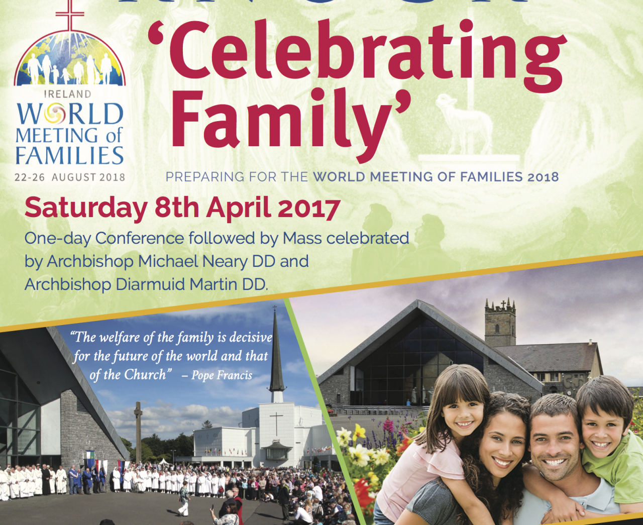 Families invited to celebrate 'Family Day' at Knock Shrine - Sat April 8th 2017