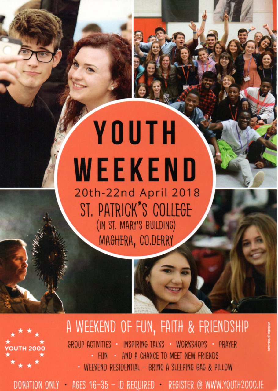 Youth Weekend in Maghera - 20th-22nd April 2018