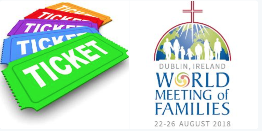 World Meeting of Families - booking process for tickets for Knock and Phoenix Park on 26 August 2018